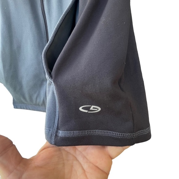 Champion men’s zip‎ up lightweight jacket long sleeve gray on gray pockets - Picture 5 of 9